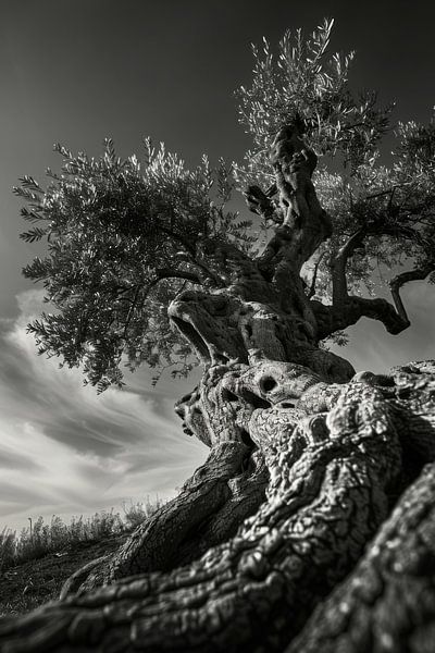 Zeitloser Olivenbaum von Poster Art Shop