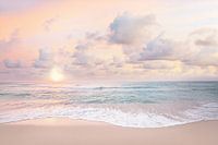 Bewölkter Sonnenuntergang