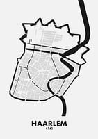 Plan de la ville de Haarlem 1742