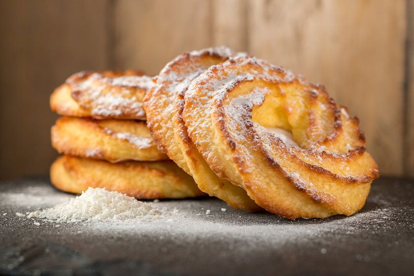 Kokosmakronen mit Puderzucker von Josephine Huibregtse