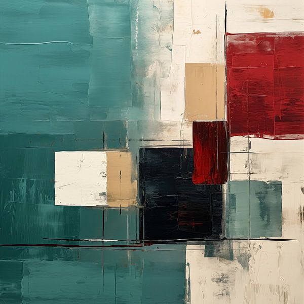 Abstract square shapes by Bert Nijholt