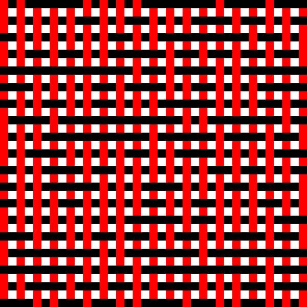 Under and over Random #05 10x10 RD by Gerhard Haberern