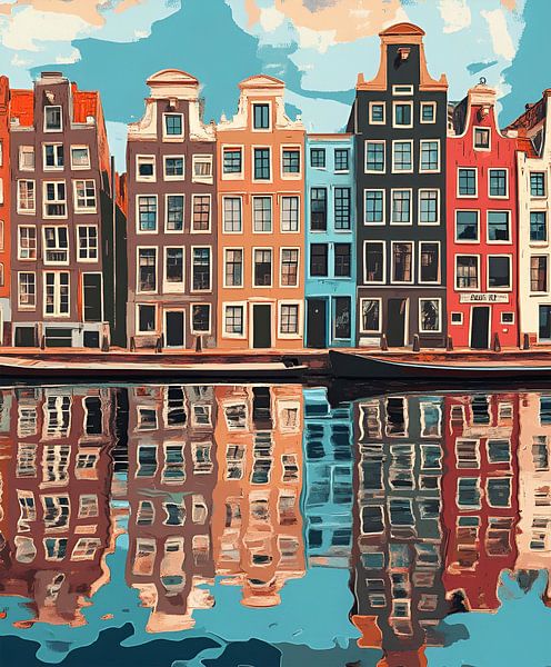 Amsterdamer Grachtenhäuser von But First Framing