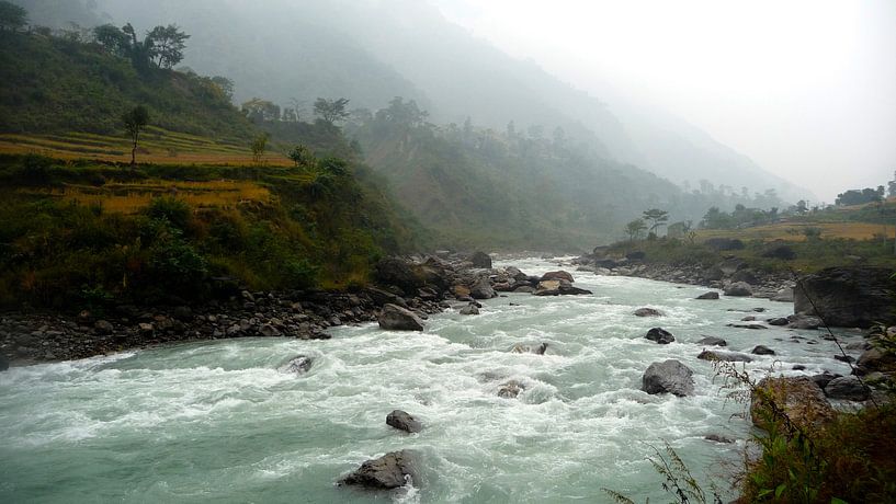 'Start', Besi Sahar- Nepal by Martine Joanne