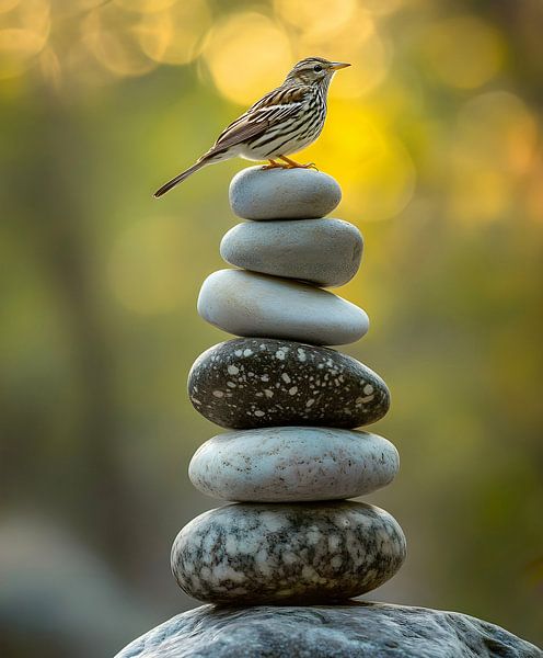 Vogel auf dem Haufen von But First Framing