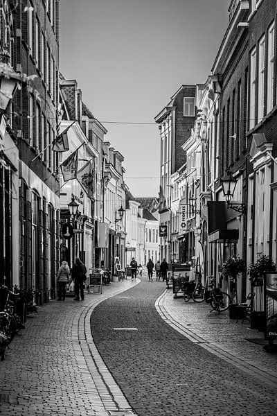 Die Kortemeestraat in Bergen op Zoom (Brabant) von Fotografie Jeronimo