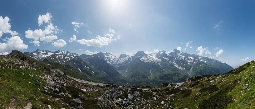 Panorama photo of the Großglockner, Austria by Martin Stevens