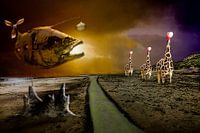 Eine Jagdszene aus der Zeit des Surrealismus