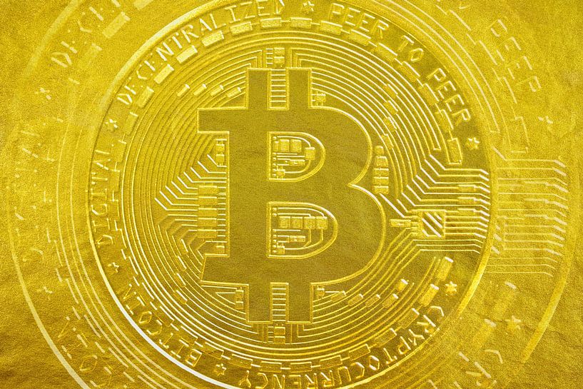 Der goldene Bitcoin von Martin Bergsma