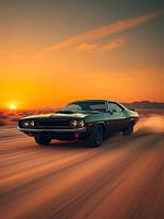 Muscle Car Dust Trail