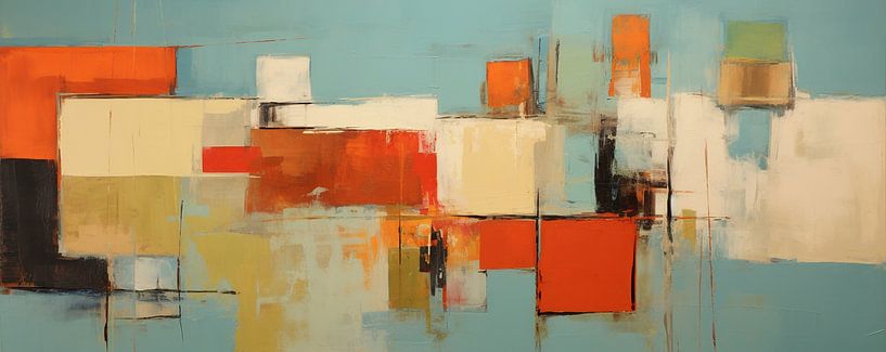 Urbane Textur von Abstraktes Gemälde