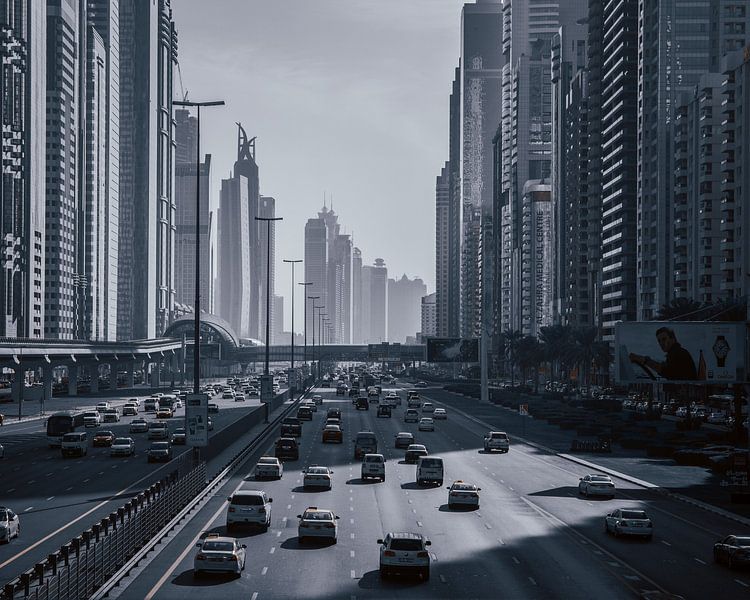 Autobahn durch Dubai von michael regeer