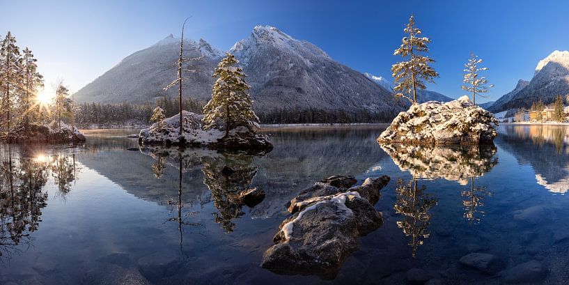 Hintersee in den Berchtesgadener Alpen von Dieter Meyrl