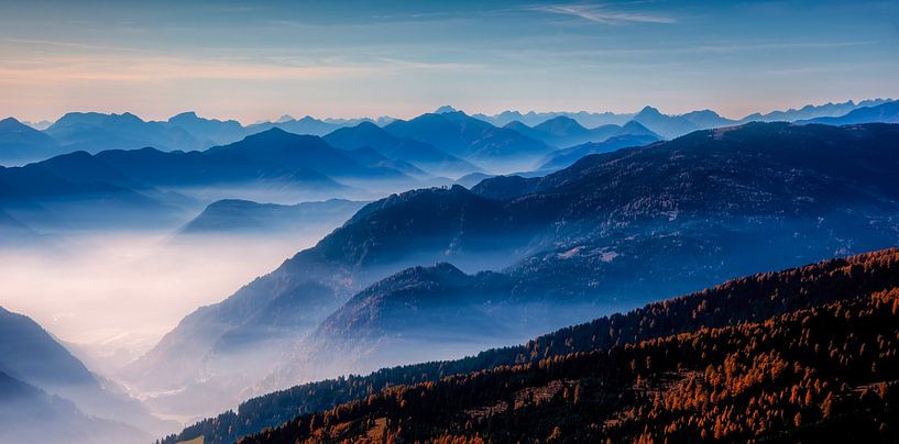 Mountains in autumn by Harry Cathunter