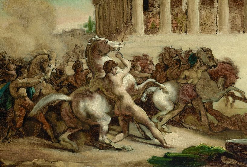 Das Rennen der reiterlosen Pferde von Richards Fine Art