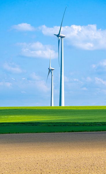 L'énergie éolienne dans le paysage par Captured Moments