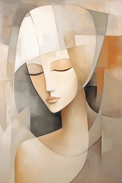 Woman abstract by Bert Nijholt