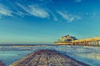 Quai Blankenberge au coucher du soleil