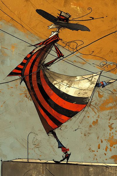 Frau malt von ARTEO Gemälde