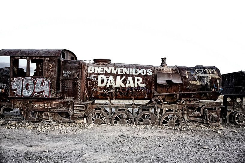 Friedhof von Los Trenes, Uyuni, Bolivien von Tjeerd Kruse