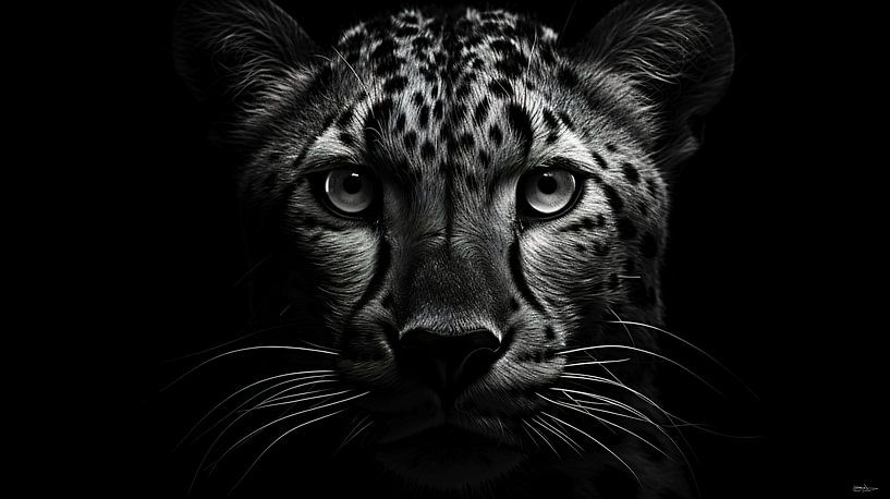 wildlife in black and white by Gelissen Artworks