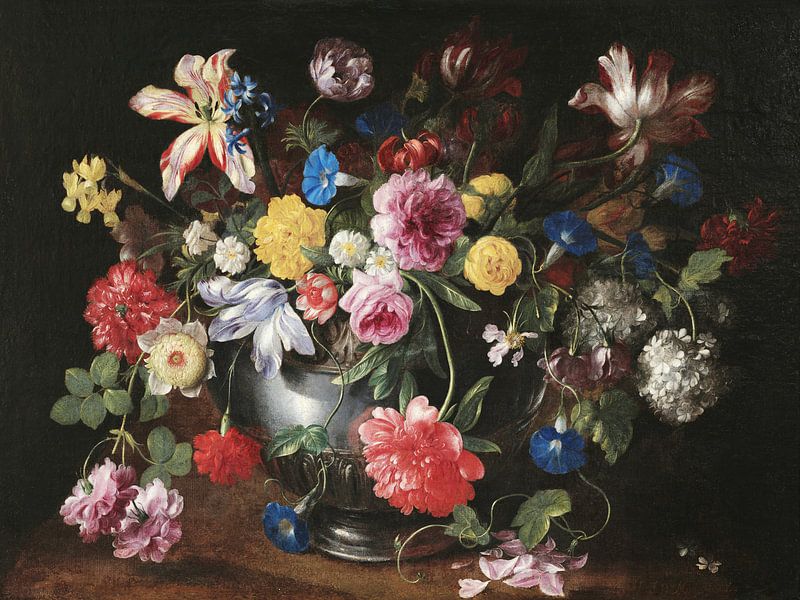 Stilleben mit Blumen, Nicolas Baudesson von Meisterhafte Meister