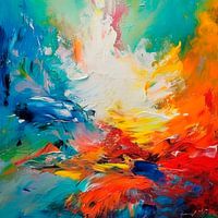 Vitalität in Farbe: Tanz der Energie und Emotionen