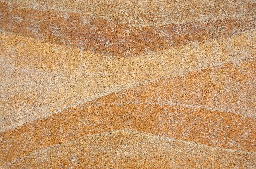 Muurschildering in pastel I by Watze D. de Haan