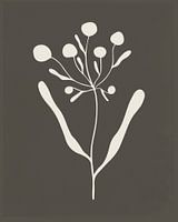 Dunkelgraue Blätter 1