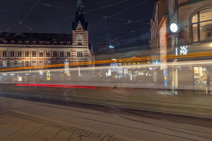 Erfurt - Anger - Straßenbahn von Mixed media vector arts