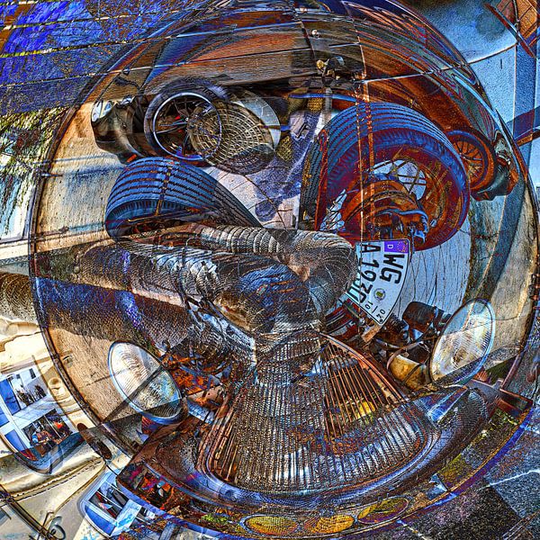 ABSTRACT : OLDTIMER BIJEENKOMST van Photoart-Naegele