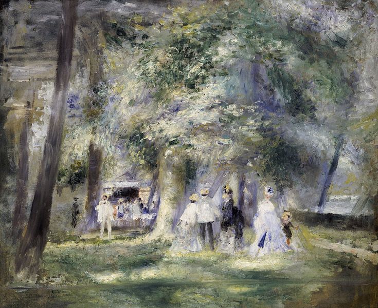 Dans le parc de Saint-Cloud, Pierre-Auguste Renoir par Bridgeman Masters