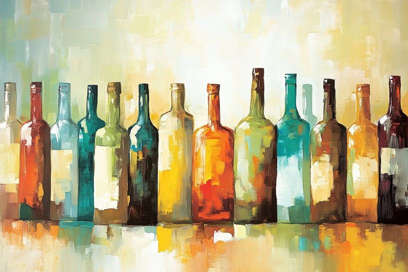 Flaschen abstrakt von Imagine