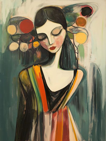 Woman abstract by Bert Nijholt