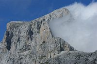 cloud in valley of mountain