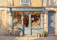 Old shop front in a French village