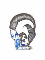 Wassermann macht Yoga