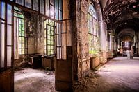 Die Korridore in einem Krankenhaus in Italien