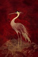 La grue d'or dans le mystère rouge