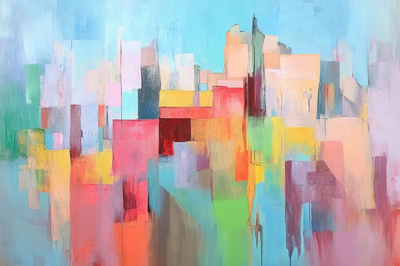 Harmonie chromatique par Peinture Abstraite