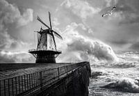 Storm at sea - Flushing , Zeeland