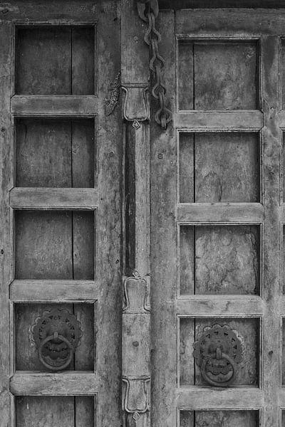 zwart wit deur by Jelle  Beuzekom