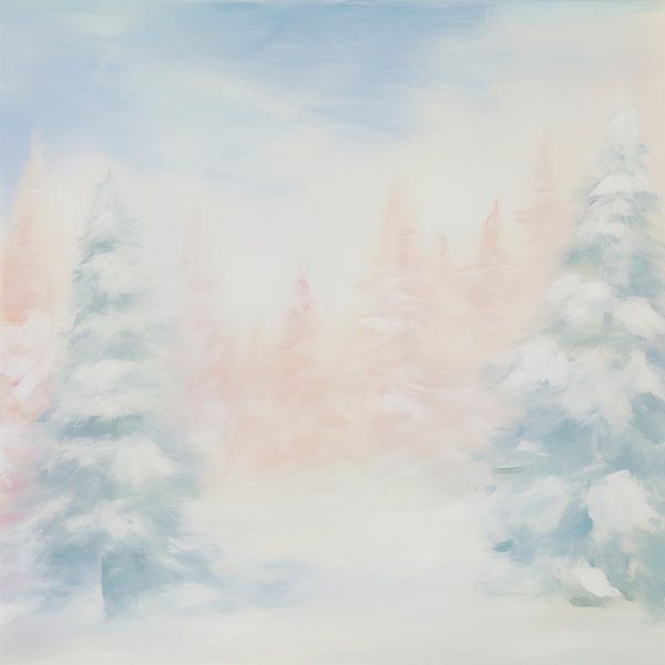 Forêt enneigée par Whale & Sons