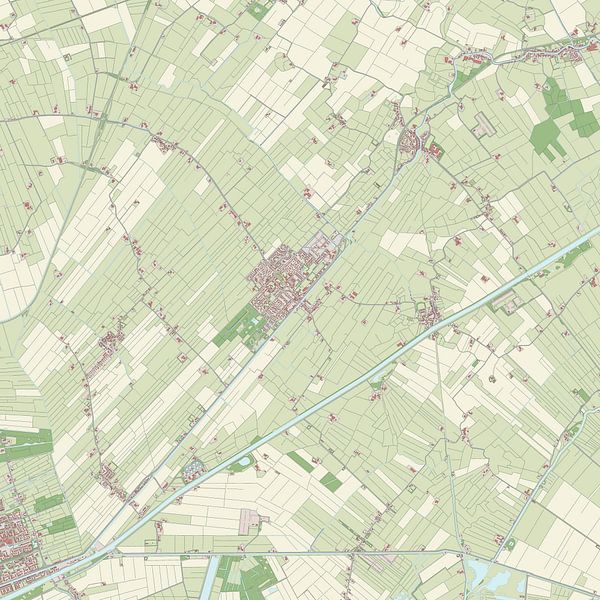 Karte von Ten Boer von Rebel Ontwerp