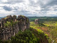 Schrammstein view, Saxon Switzerland - Torsteine and Falkenstein
