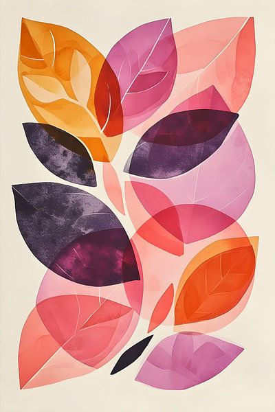 Colourful Leaves by But First Framing