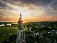 The tower of Rhenen at sunset