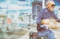 double exposition des vélos