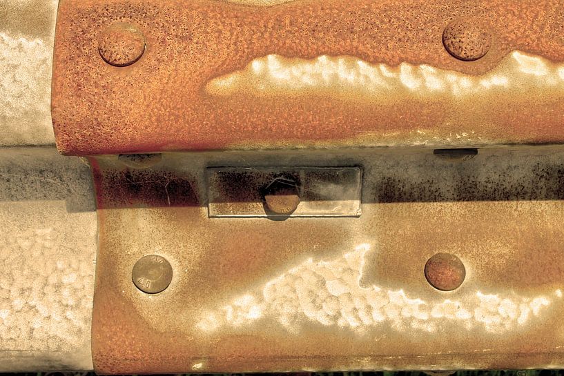 Minimalisme Art Photographie Vangrail Vieux par Hendrik-Jan Kornelis