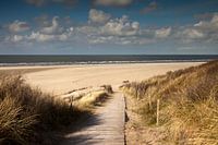 Plage sur l'île de Spiekeroog, Basse-Saxe
